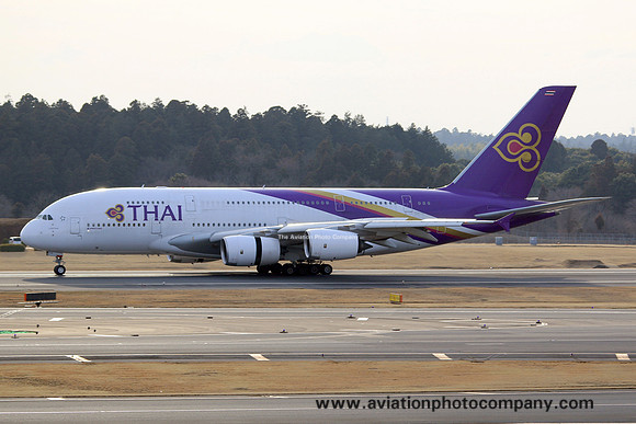 Thai Airways Airbus A380-800 HS-TUA at Tokyo Narita (2015)