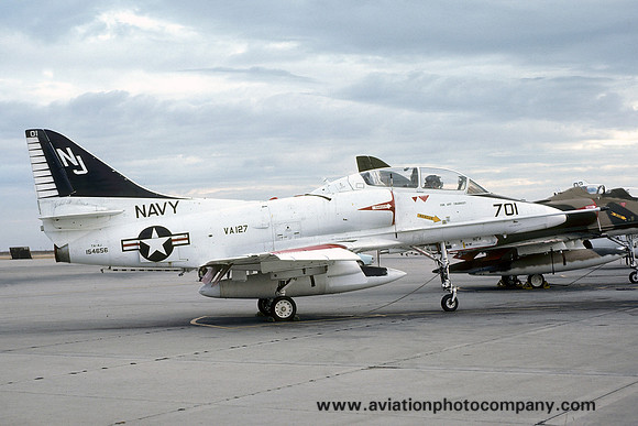 US Navy VA-127 Douglas TA-4J Skyhawk 154656/NJ-701 (1975)