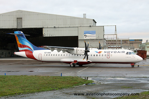 Novoair ATR-72-500 S2-AHG at East Midlands (2015)
