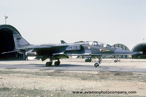 French Air Force EC7/2 Sepecat Jaguar E E35/7-PK (1989)