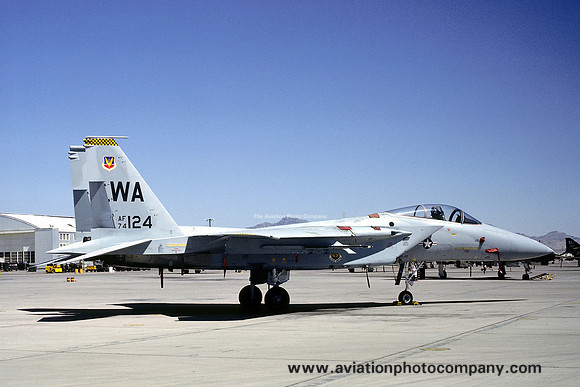 USAF 57 TTW 433 FWS McDonnell Douglas F-15A Eagle 74-0124/WA at Nellis AFB (1979)