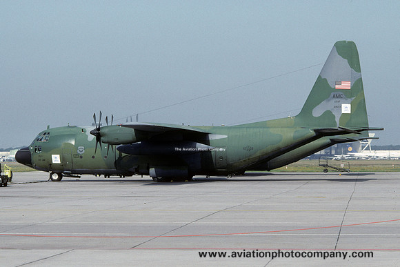 USAF 317 AW Lockheed C-130E Hercules 64-0537 at Rhein Main (1992)
