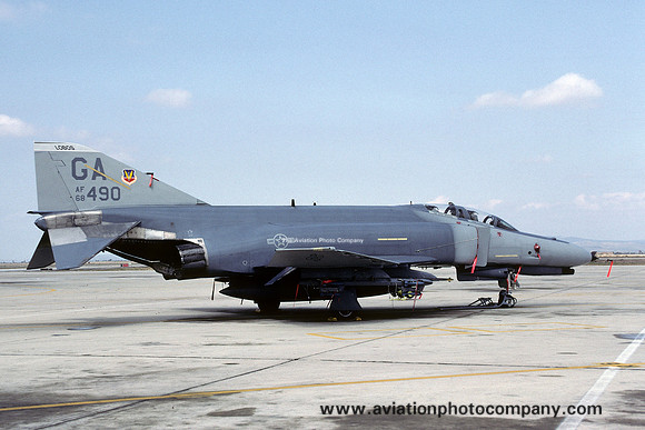 USAF 35 FW 20 FS McDonnell F-4E Phantom 68-0490/GA (1992)