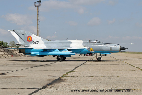 Romanian Air Force Esc 861 Mikoyan MiG-21 Lancer C 5724 (2015)
