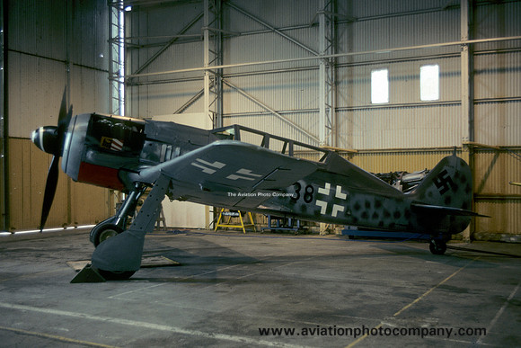 Luftwaffe Focke Wulf Fw190T at the St Athan Museum (1988)