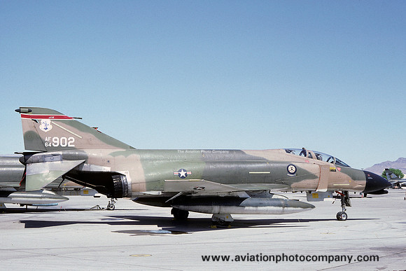 USAF Missouri ANG 110 TFS McDonnell F-4C Phantom 64-0902 at Nellis (1981)