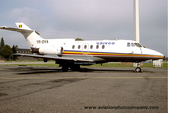 Grivco Hawker Siddeley HS125-600 YR-DVA