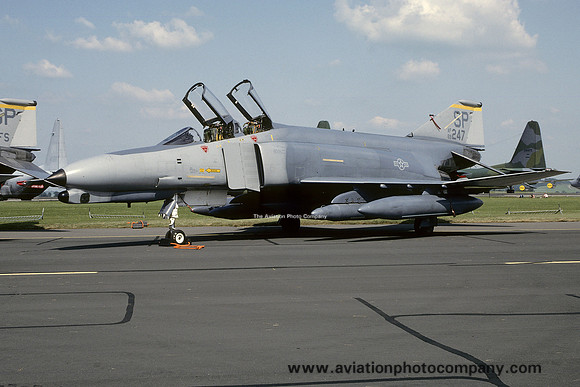 USAF 52 FW 81 FS McDonnell F-4G Phantom 69-0247/SP at the International Air Tattoo Boscombe Down (1992)