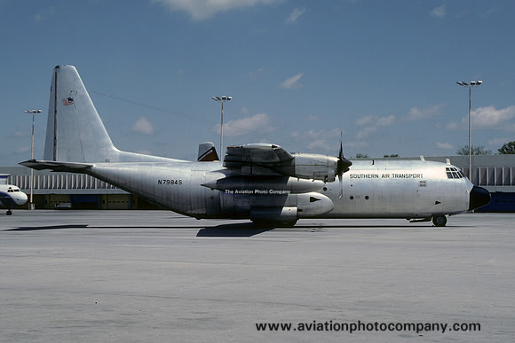 Southern Air Transport Lockheed L-100 Hercules N7984S at Atlanta IAP (1984)