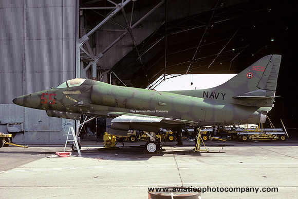 US Navy Top Gun Flight Douglas A-4E Skyhawk "555" (1981)