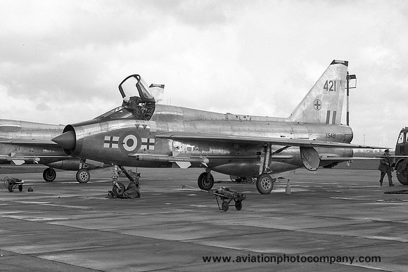 RAF 226 OCU 145 Squadron English Electric Lightning T.5 XS421 (1968)