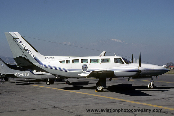 Chilean Police Cessna 404 CC-ETC (2000)