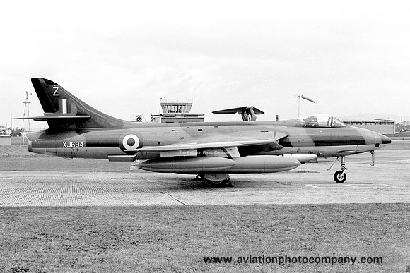 RAF Hawker Hunter FGA.9 XJ694/Z at RAF Aldergrove