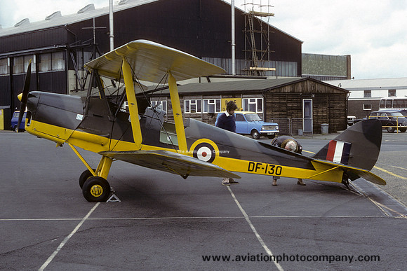 De Havilland Tiger Moth G-BACK/DF130 (1982)