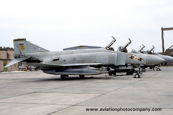 RAF 111 Squadron McDonnell F-4K Phantom FG.1 XT870/S at RAF Lossiemouth (1983)