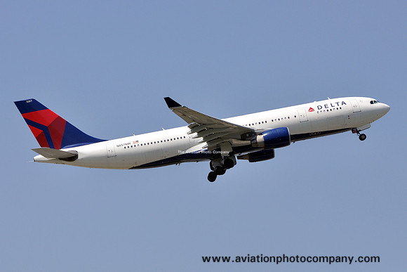 Delta Airlines Airbus A330-200 N857NW at Manchester (2013)