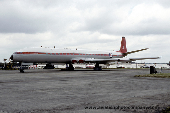 RAF A&AEE Bsocombe Down De Havilland Comet 4C XS235 (1993)