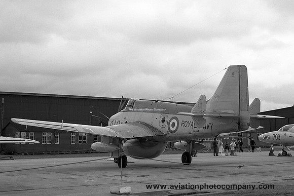 Royal Navy 846 Squadron Fairey Gannet AEW.3 XL454 at Abbotsinch (1961)