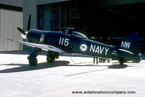 Royal Australian Navy Hawker Sea Fury FB.11 WE729 (1986)