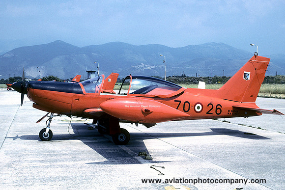 Italian Air Force 70 Stormo SIAI Marchetti SF-260AM MM54520/70-26 (2003)