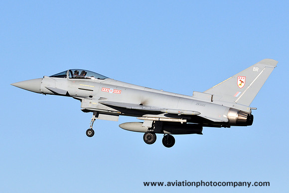 RAF 29 Squadron Eurofighter Typhoon FGR.4 ZK322/BR at RAF Coningsby (2012)