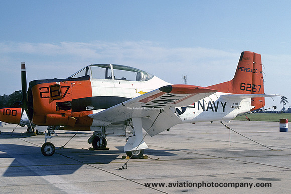 US Navy Pensacola North American T-28C Trojan 146267 (1975)
