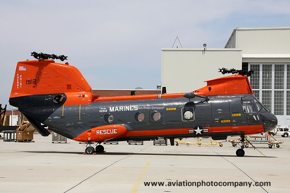 US Marines Rescue Vertol HH-46D Sea Knight 151912 at MCAS Cherry Point (2012)