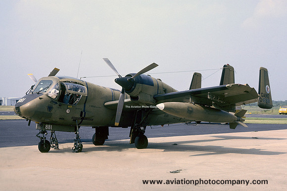 US Army Georgia ArNG 159 MICo Grumman OV-1C Mohawk 66-18881 (1983)