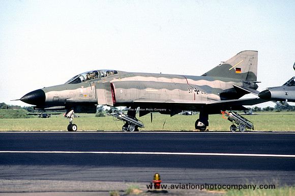West German Air Force JG71 McDonnell F-4F Phantom 37+23 (1988)