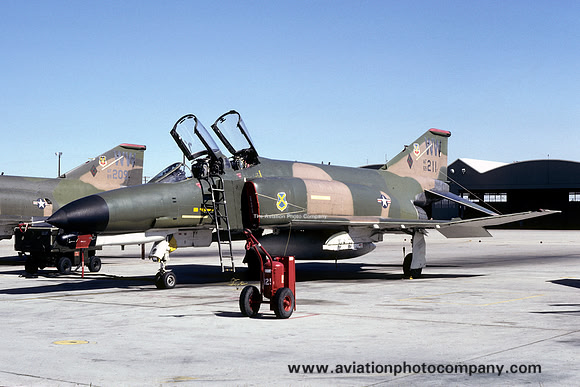 USAF 37 TFW 563 TFS McDonnell F-4G Phantom 69-7211/WW (1981)