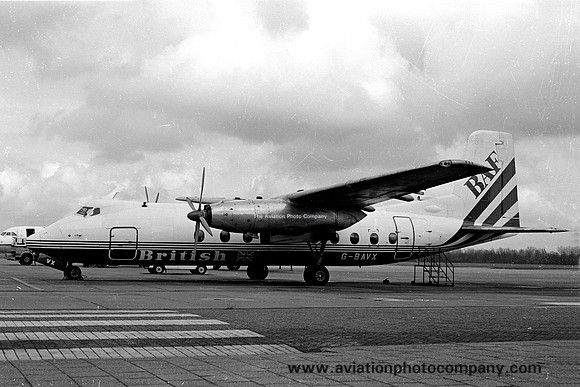 British Air Ferries Handley Page Herald G-BAVX (1987)