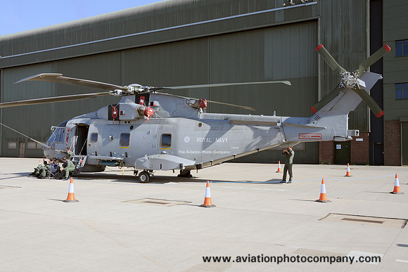 Royal Navy 814 Squadron Westland Merlin HM.1 ZH838 at the Waddington Airshow (2013)