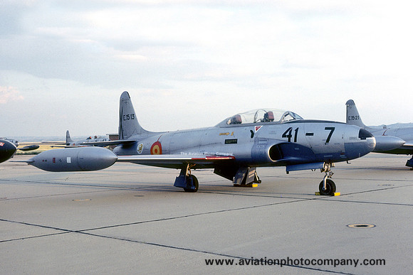 Spanish Air Force Ala 41 Lockheed T-33A E.15-13/41-7 (1985)