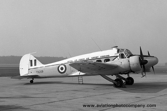 RAF Air Support Command Avro Anson C.19 TX209 (1968)