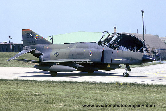 USAf 67 TRW 91 TRS McDonnell RF-4C Phantom 63-7758/BA (1984)
