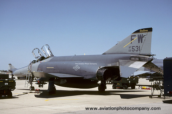 USAF Indiana ANG 163 TFS McDonnell F-4E Phantom 68-0531/FW (1991)