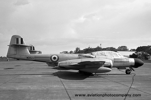 RAF 1574 Flight Gloster Meteor TT.20 WD623