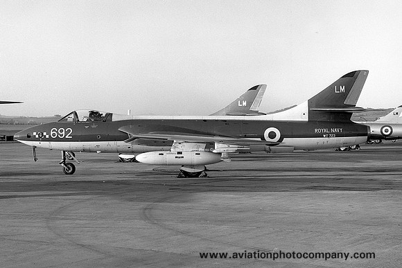 Royal Navy 764 Squadron Hawker Hunter GA.11 WT723/LM692 (1970)