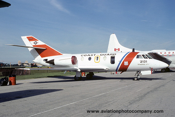 US Coast Guard Traverse City Dassault HU-25A Guardian CG2131 (1984)