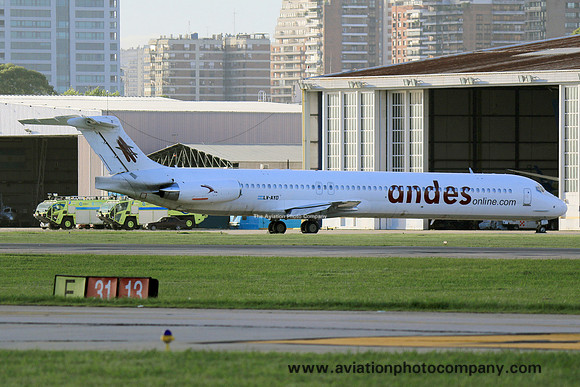 Andes Lineas Aereas McDonnell Douglas MD-83 LV-AYD at Buenos Aires (2015)