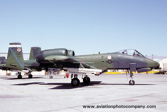 USAF 354 TFW 355 TFS Fairchild A-10A Thunderbolt 76-0535/MB (1981)