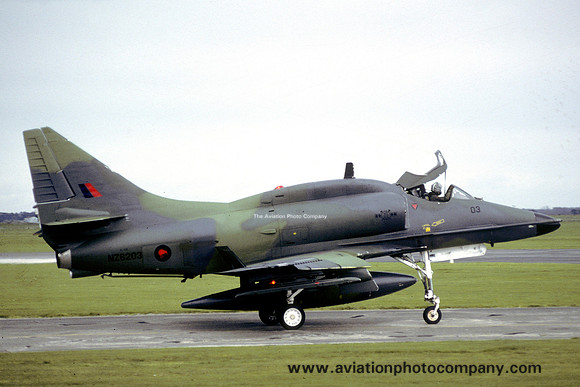 RNZAF 75 Squadron Douglas A-4K NZ6203 (1986)