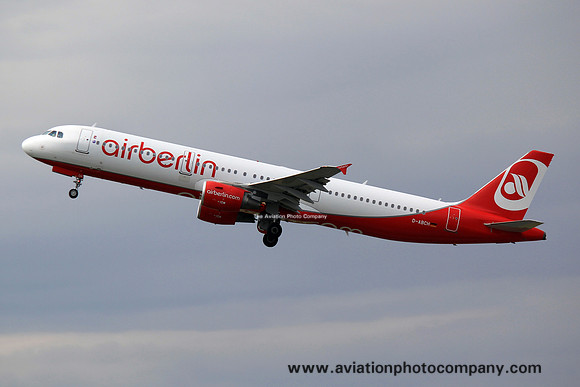 Air Berlin Airbus A321-200 D-ABCH at Dusseldorf (2015)