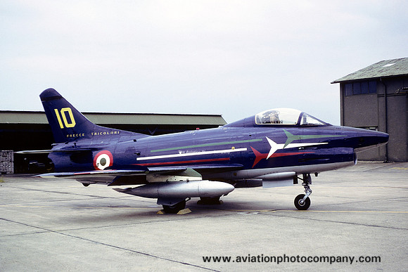 Italian Air Force Frecce Tricolori FIAT G-91P "10" (1981)