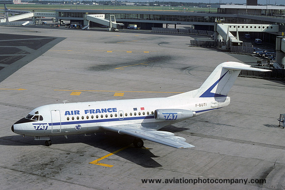 Air France/TAT Fokker F-28-1000 F-BUTI (1977)