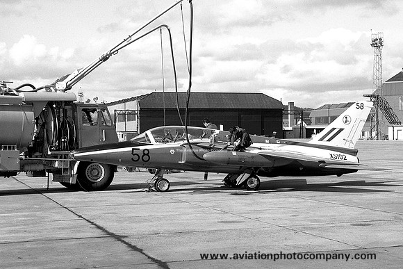 RAF 4 FTS Folland Gnat T.1 XS102/58 (1970)