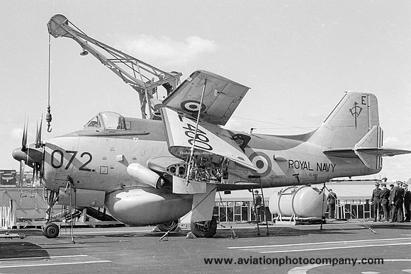 Royal Navy 849 Squadron D Flight Fairey Gannet AEW.3 XL4780/E072 (1971)