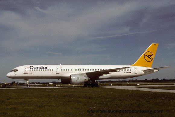 Condor Boeing 757-200 D-ABNE at Munich (2000)