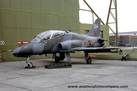RAF 2 TWU 63 Squadron Hawker Siddeley Hawk T.1 XX204 (1983)