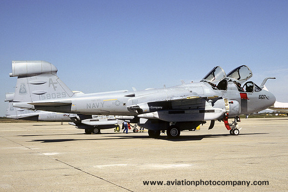 US Navy VAQ-209 Grumman EA-6B Prowler 158029/AF-607 (1992)
